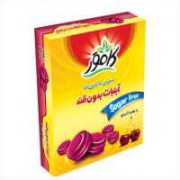 آبنبات بدون قند با طعم آلبالو برند کامور