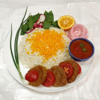 چلو کباب تابه ای