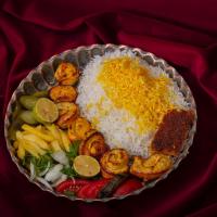 چلو جوجه کباب فیله