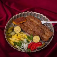 خوراک شنیسل بره