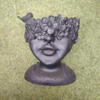 گلدان پلی استر طرح رخ صورت بزرگ