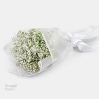 دسته گل عروس سفید