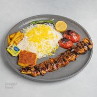 چلو جوجه کباب سینه ترش