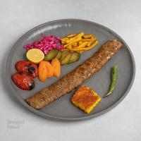 خوراک کباب لقمه زعفرانی