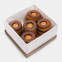 شیرینی ساوارین شکلات فندق 300 گرم (15 عدد)