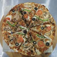 پیتزا سبزیجات آمریکایی