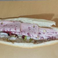 ساندویچ ژامبون گوشت سرد