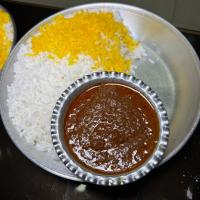 چلو فسنجان مرغ اقتصادی