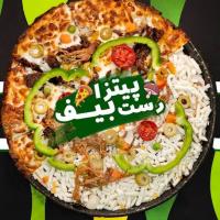 پیتزا رست بیف آمریکایی