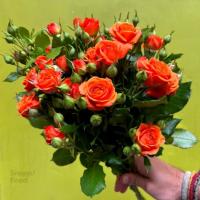رز مینیاتوری نارنجی