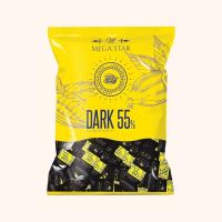 شکلات پذیرایی تلخ 55 درصد مگااستار