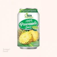 آبمیوه گرین گاردن بدون شکر افزودنی و بدون گلوتن با طعم آناناس