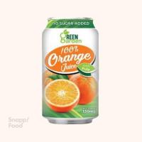 آبمیوه گرین گاردن بدون شکر افزودنی و بدون گلوتن با طعم پرتقال