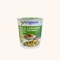 غلات صبحانه سیب و دارچین لیوانی اوریگامی