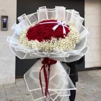دسته گل رز کلاسیک بزرگ