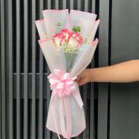 دسته گل پارلا صورتی