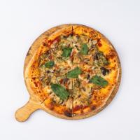 پیتزا مرغ و اسفناج ایتالیایی