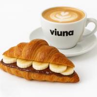 کمبو کروسان موز شکلات و لته