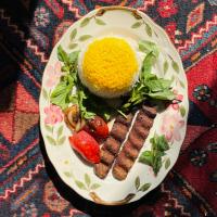 چلو كباب كوبيده گياهى