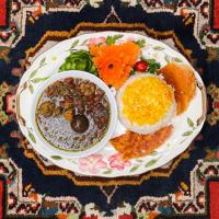 چلو قورمه سبزى اقتصادى