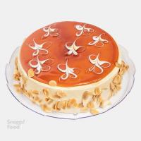 کیک نسکافه کارامل متوسط