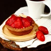 تارت توت فرنگی یک نفره