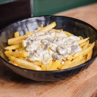 سیب زمینی سرخ شده ماشروم آلفردو