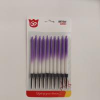 شمع تعدادی بنفش و سفید