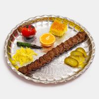 خوراک کباب کوبیده (یک سیخ)