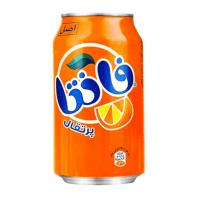 نوشابه قوطی پرتقالی