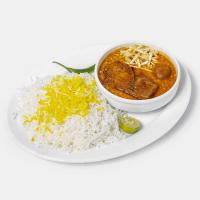 چلو خورشت قیمه بادمجان