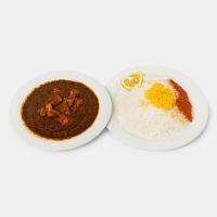 چلو خورشت قورمه سبزی ویژه