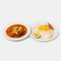 چلو خورشت قیمه بادمجان ویژه