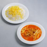 چلو خورشت قیمه سیب زمینی ویژه