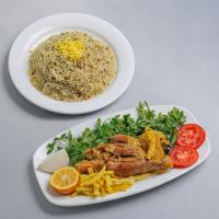 شوید پلو با ماهیچه گوسفندی