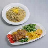 شوید لوبیا پلو با گردن