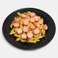 سیب زمینی با هات داگ