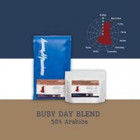 دانه قهوه 50 درصد عربیکا بیزی دی بلند