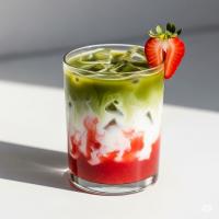 آیس ماچا توت فرنگی