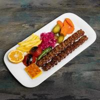 خوراک کباب کوبیده دو سیخ