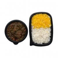 چلو خورشت قورمه سبزی