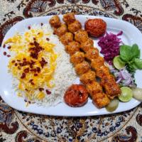 چلو کباب کوبیده مرغ