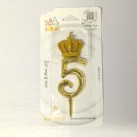 شمع عدد 5