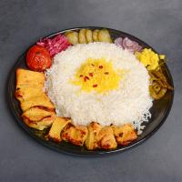 چلو جوجه کباب زعفرانی اقتصادی