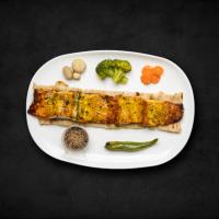 خوراک ماهی قزل آلا هیزمی (کبابی)