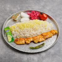 چلو جوجه کباب زعفرانی