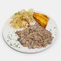 فیله مرغ با سس قارچ