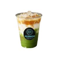 آیس ماچا لته کارامل