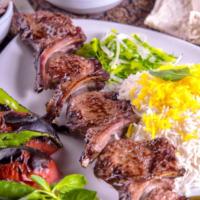 چلو کباب شیشلیک مخصوص بره