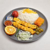 چلو جوجه کباب دبل